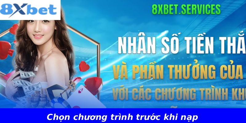 Chọn chương trình trước khi nạp