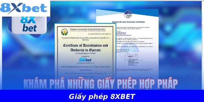 Giấy phép 8XBET