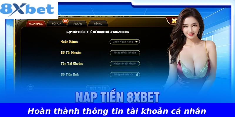 Hoàn thành thông tin tài khoản cá nhân